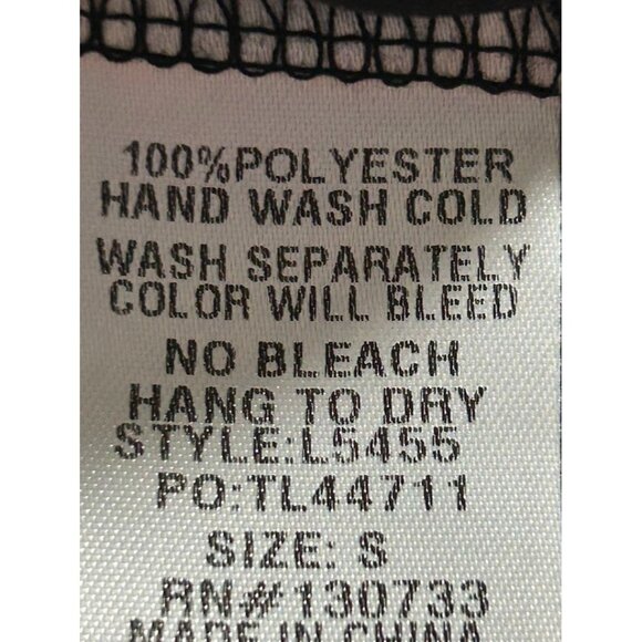 Floral Cold-Shoulder Blouse‎ By Umgee USA - Size S Navy Black Background - Picture 8 of 8